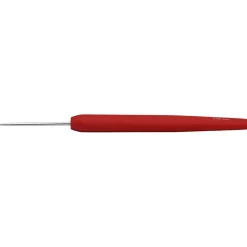 Hæklenål – Nr. 2 (2 mm) – 13,3 cm – Rød
