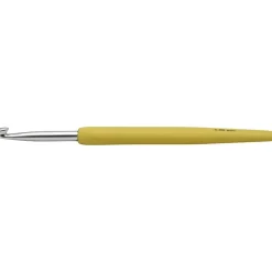 Hæklenål nr 5 (5 mm) gul - 13.3 cm