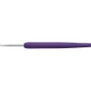 Hæklenål nr 3 (3 mm) lilla - 13.3 cm