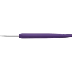 Hæklenål nr 3 (3 mm) lilla - 13.3 cm