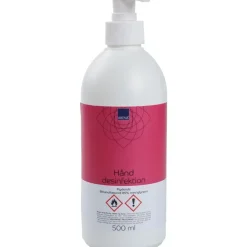 Hånddesinfektion - ABENA - 500 ml - 85% ethanol - pumpe - 12 stk
