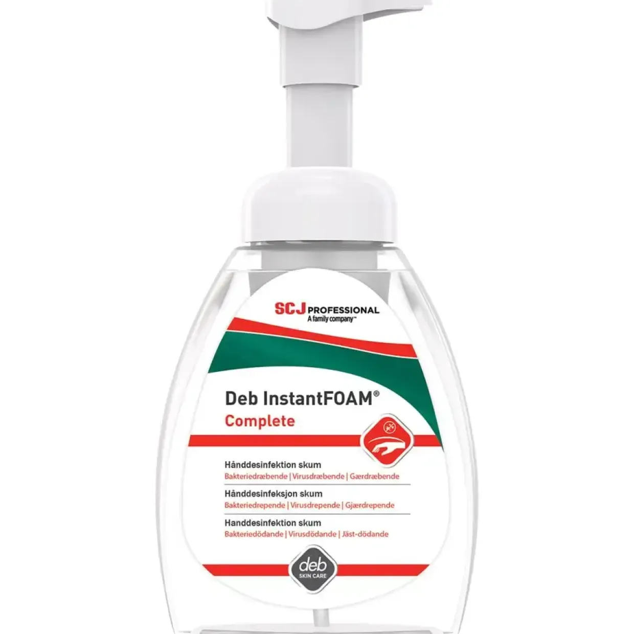 Hånddesinfektion – SC Johnson InstantFOAM Complete – 250 ml – med pumpe – 6 stk
