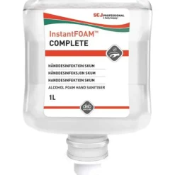Hånddesinfektion SC Johnson InstantFOAM Complete 1000 ml 80% ethanol - 6 stk