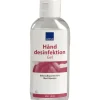 Hånddesinfektionsgel, ABENA, 120 ml, 85% alkohol, med glycerin, flaske med klaplåg - 24 stk