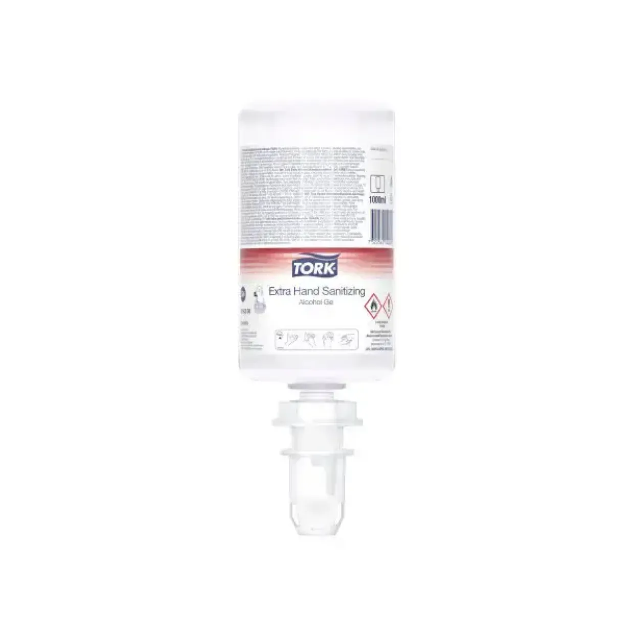 Hånddesinfektion - Tork 424206 - S4 - Gel - 1000ml - 6 stk