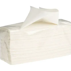 Håndklædeark ABENA Care-Ness Excellent 2-lags Z-fold 8 cm hvid 144 ark pr pakke - 28 pakker