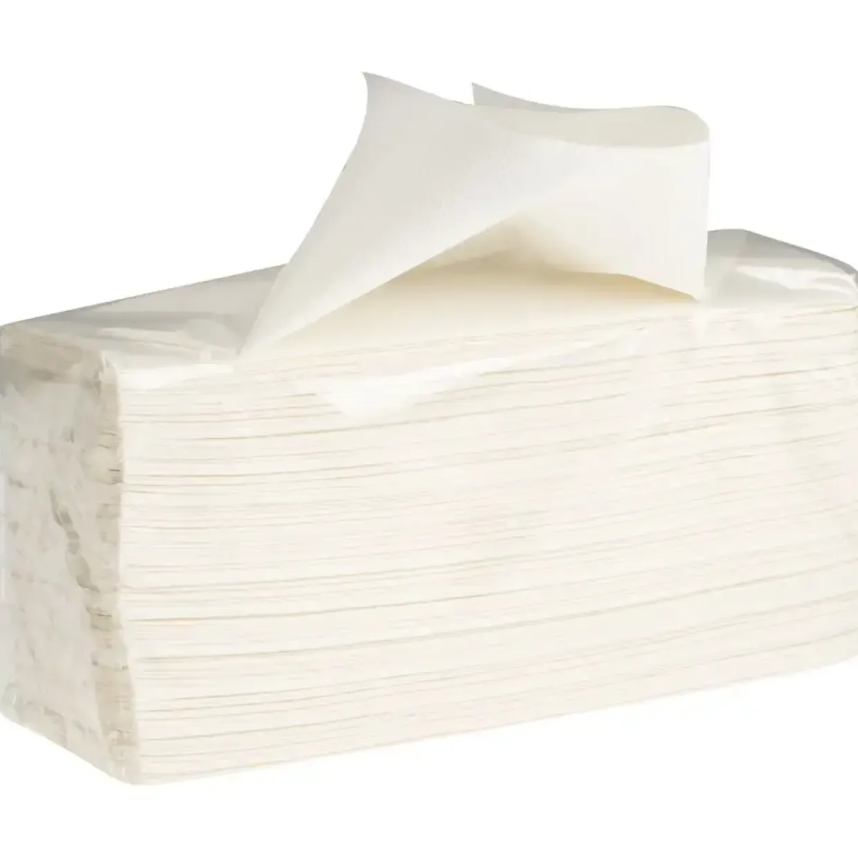 Håndklædeark ABENA Care-Ness Excellent 2-lags Z-fold 8 cm hvid 144 ark pr pakke - 28 pakker