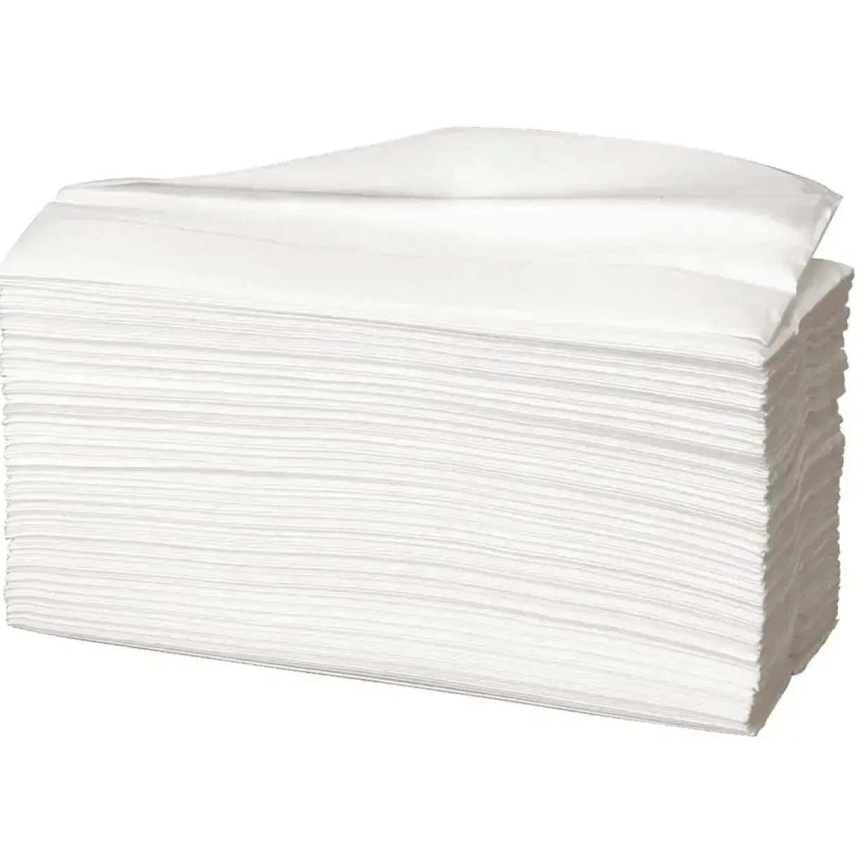 Håndklædeark Care-Ness Excellent 2-lags hvid 23x31x9 cm - 153 ark pr pakke - 20 pakker