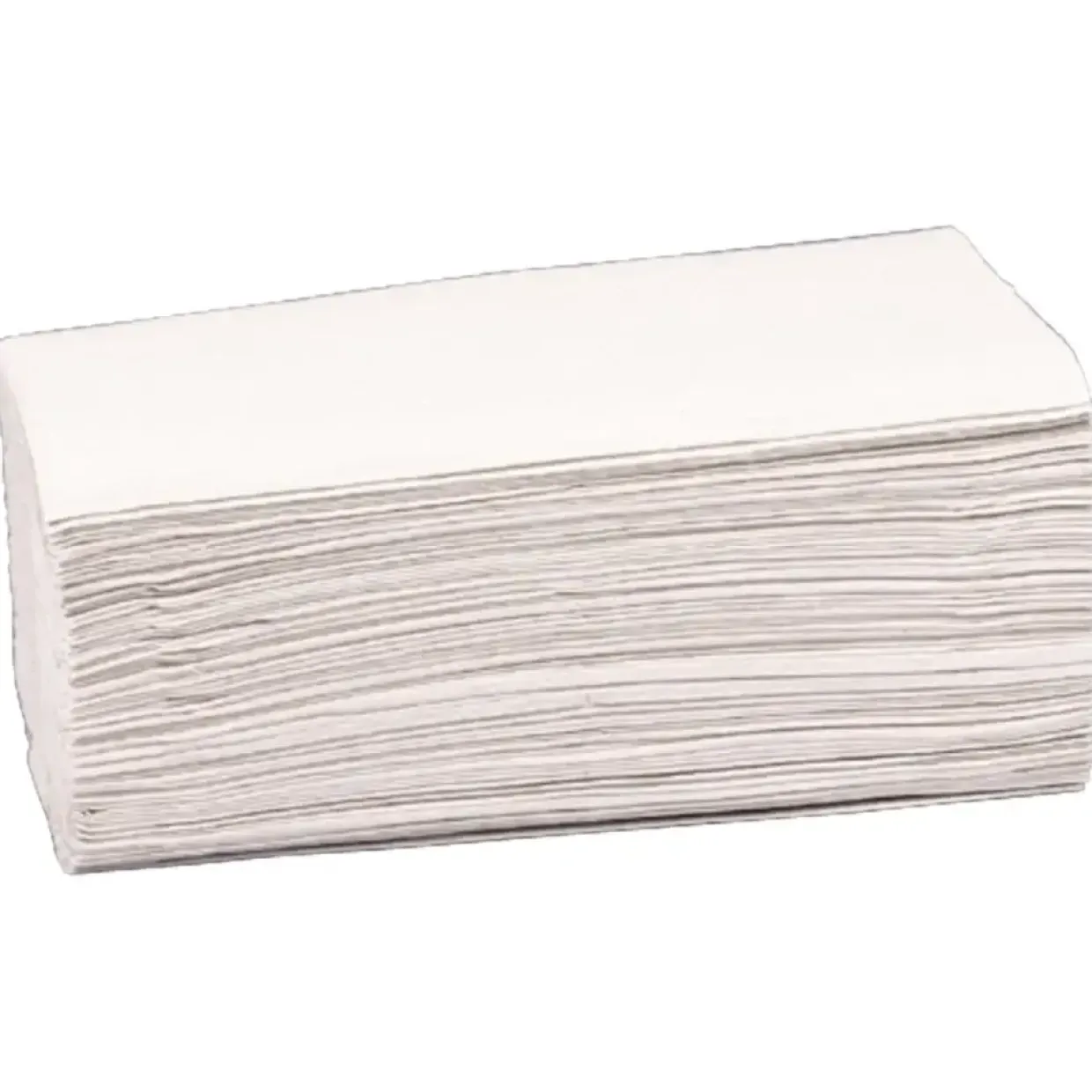 Håndklædeark Neutral - 2-lags, V-fold - 23x24 cm, natur - 200 ark pr. pakke, 20 pakker