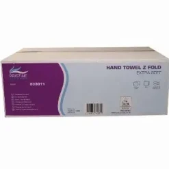 Håndklædeark - Pristine - Extra Soft - Z-Fold - 2-lag - L24xB20.6xD8cm - Nyfiber - Hvid - 25 pk x 150 stk/krt
