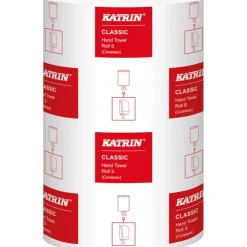 Håndklæderulle, Katrin 448257 Classic, 1-lags, uden hylse, hvid, mini, 20,50 cm x 116 m - 12 stk