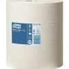 Håndklæderulle Tork M2 Basic 1-lags Midi 300m x 21,5cm Ø19cm hvid blandingsfibre uden hylse - 6 stk