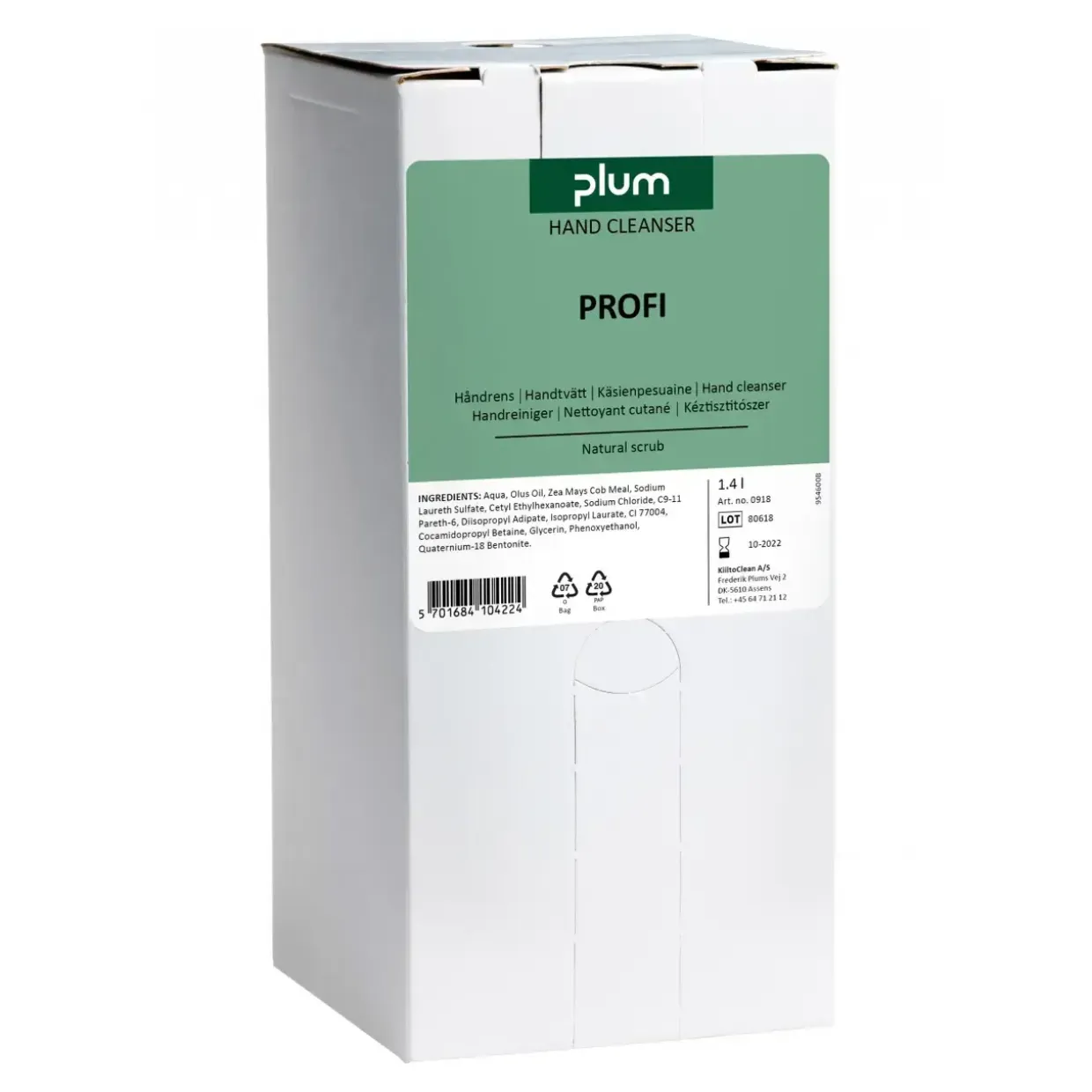 Håndrens Plum Profi til MultiPlum 1.4 ltr - 8 fl x 1,4 ltr/krt