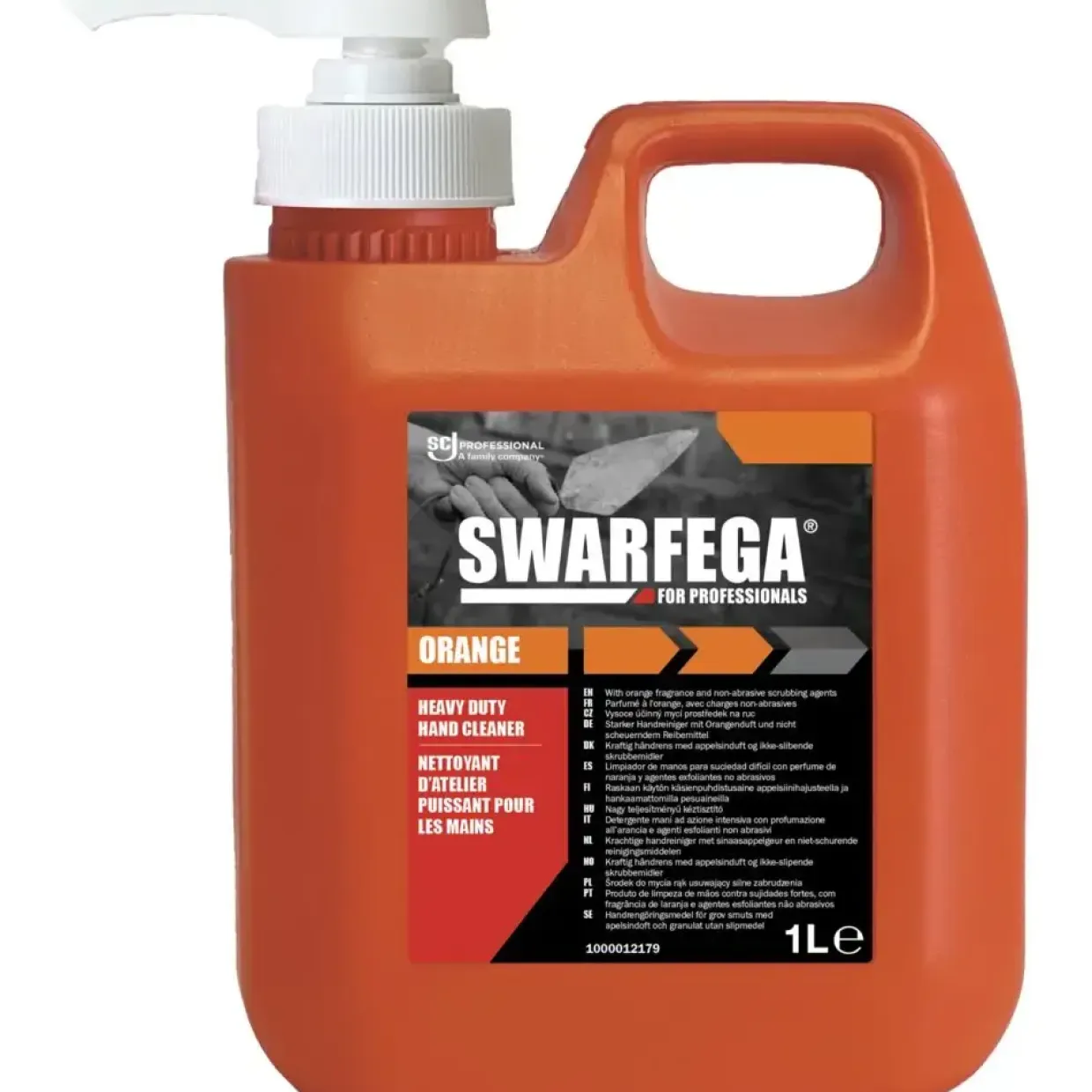 Håndrens, SC Johnson Swarfega Orange, 10000 ml, med farve og parfume