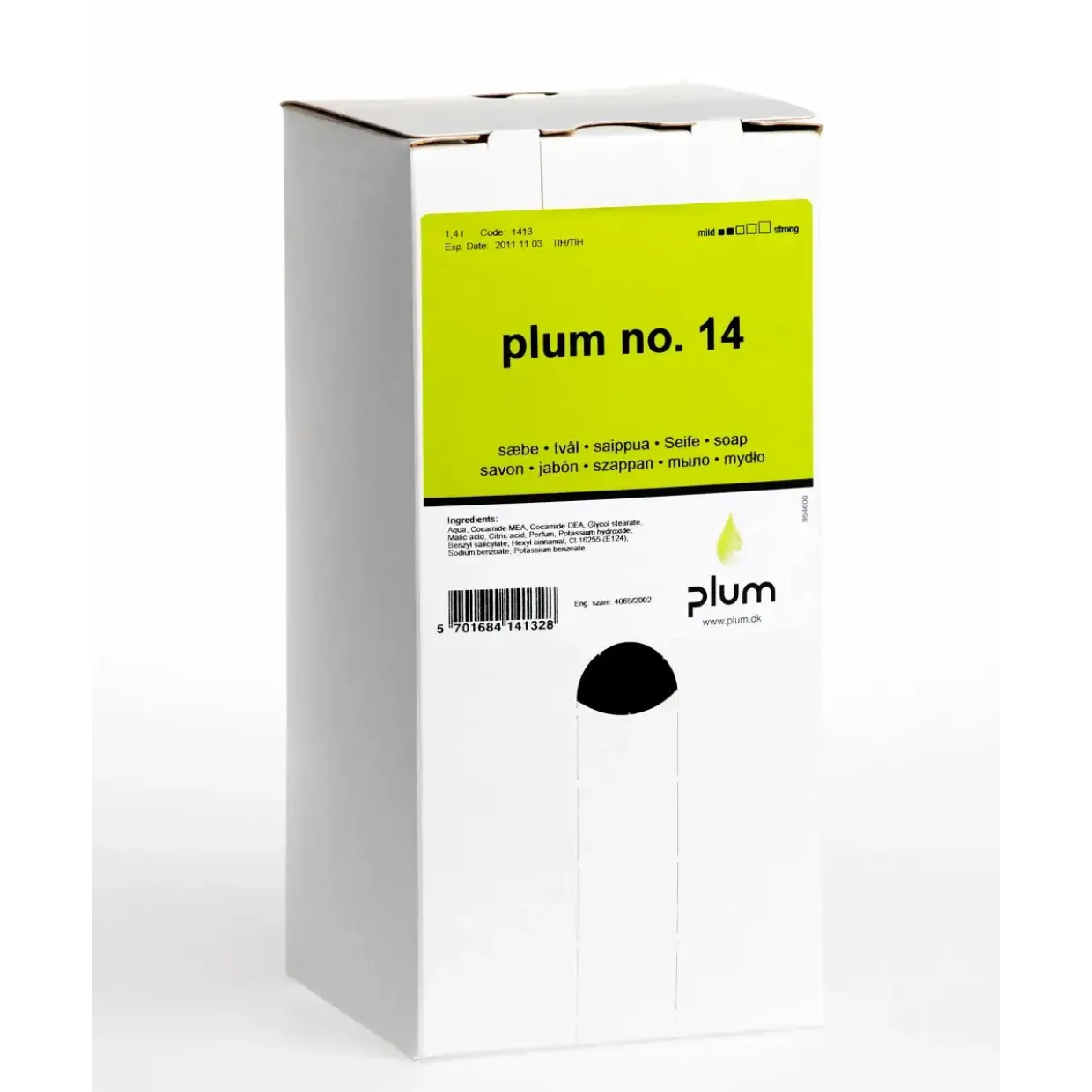 Håndsæbe - Plum No. 14 - Rosa - Parfumeret - 1,4 L - 8 stk.