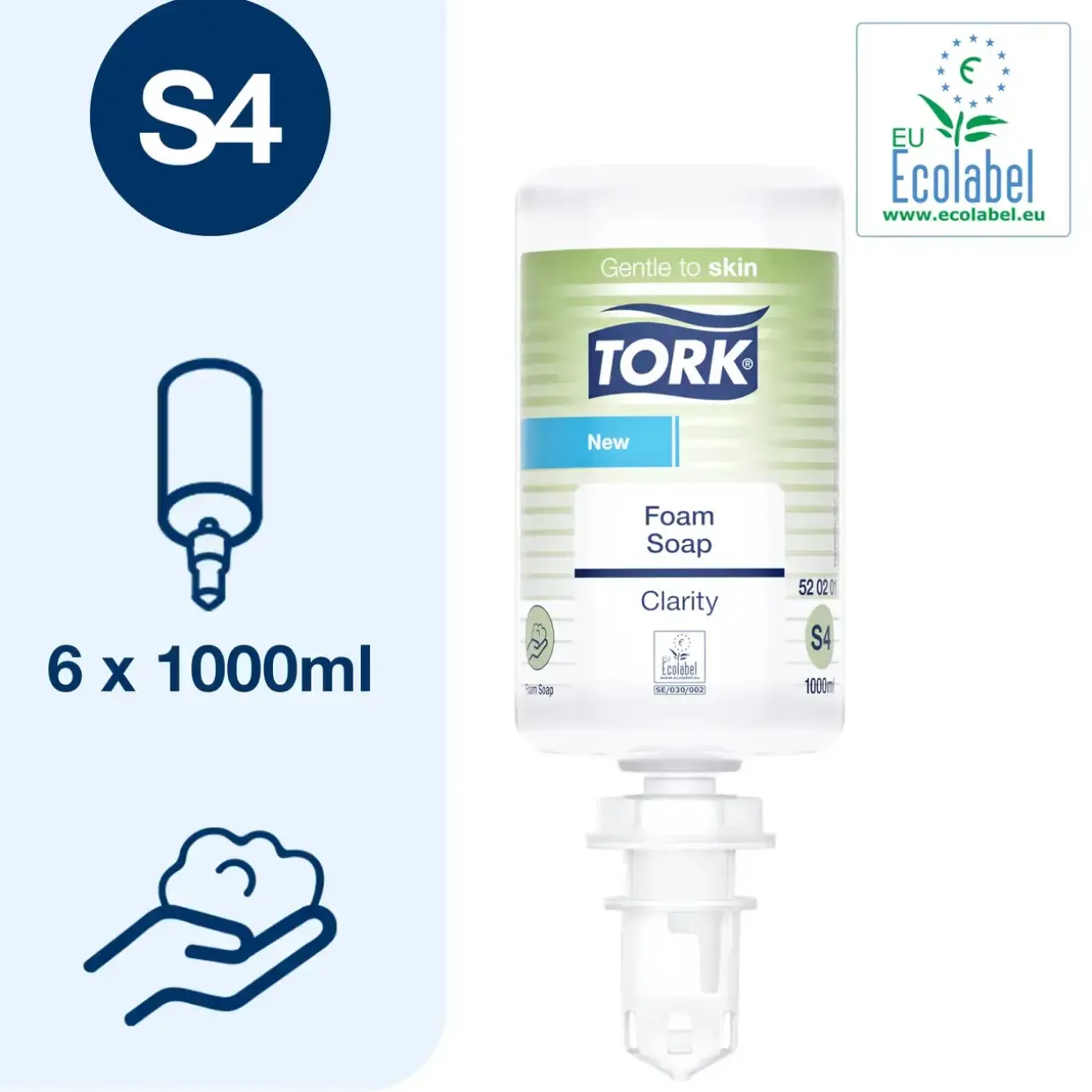 Håndsæbe Tork Clarity 520201 u. parfume - 1000 ml