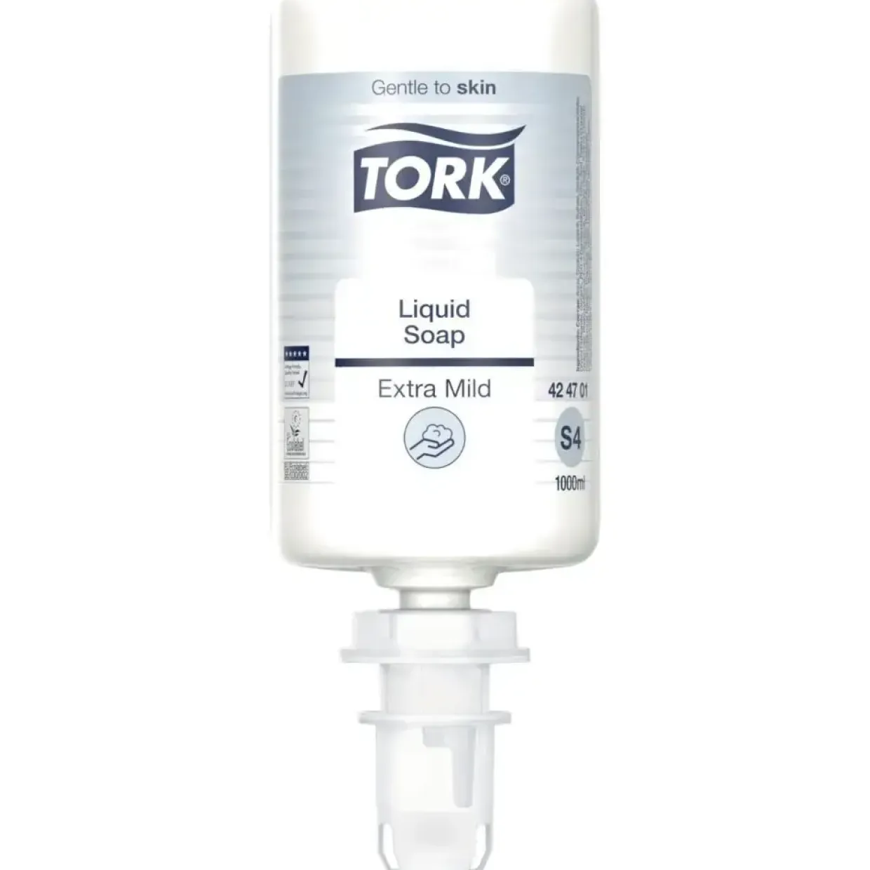 Håndsæbe Tork 424701 S4 1000 ml uden parfume med farve 1 ml pr. dosering - 6 stk