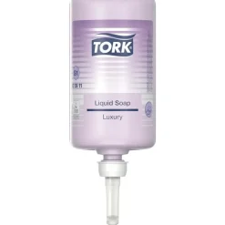 Håndsæbe Tork 420911 S1 Premium 1000 ml med farve og parfume flydende 1,0 ml pr. dosering - 6 stk