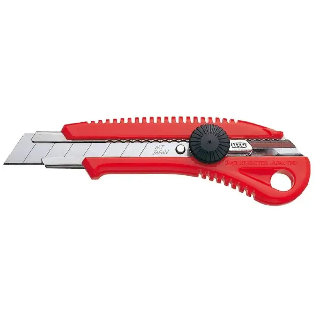 Hobbykniv - NT Cutter - L-550 - Sikkerhedsgreb - 18mm - Rød