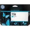 HP 728, Blækpatron, Cyan, 130 ml