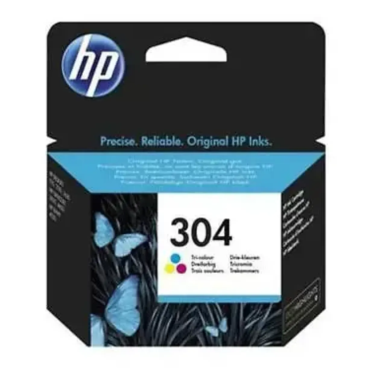 HP 304, Blækpatron, Farve, 100 sider
