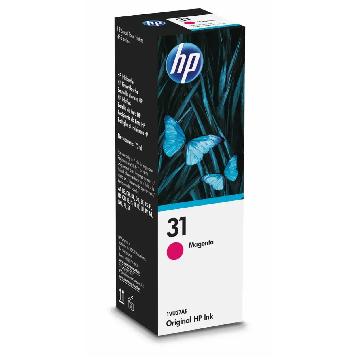 HP 31, Blækpatron, Magenta, 8000 sider