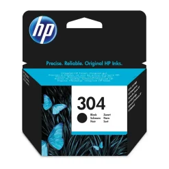 HP 304, Blækpatron, Sort, 120 sider