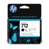 HP 712, Blækpatron til Designjet, Sort, 80 ml