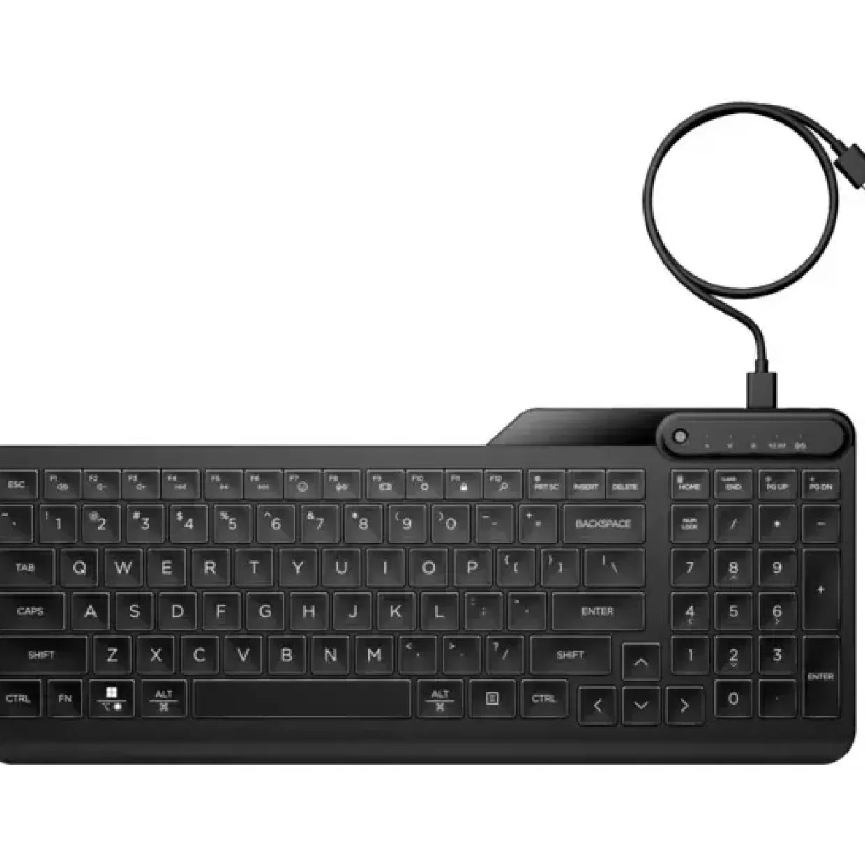 HP tastatur 400 Backlit Wired black