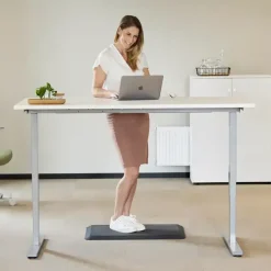 Hæve-sænkebord Ekoflex 2.0, hvid bordplade 1400x800mm
