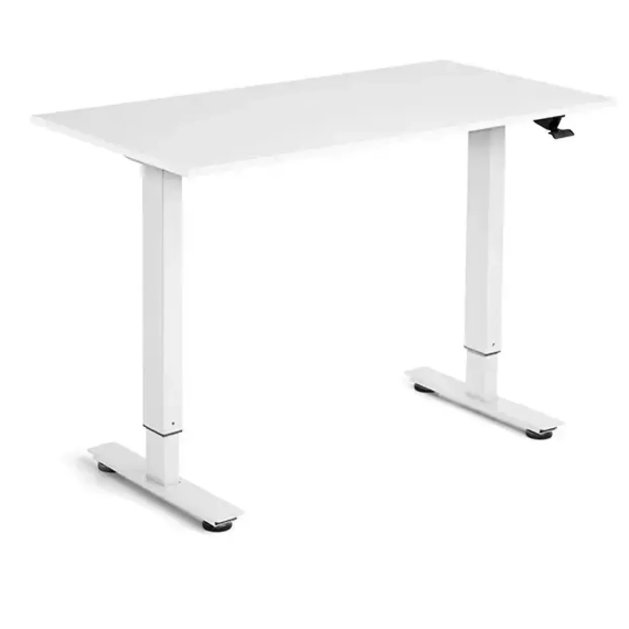 Hæve-sænkebord Flexidesk, Hvid 1200x600 mm 2-ben/Hvid