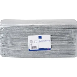 Industriaftørring, ABENA, 1-lags, interfold, 42x35cm, 10,5 cm, grå, nonwoven - 600 stk