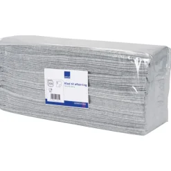 Industriaftørring, ABENA, 1-lags, interfold, 42x35cm, 10,5 cm, grå, nonwoven - 600 stk