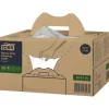 Industriaftørring Tork 530176 W7 1-lags 61,5x35,5cm 10,8 cm hvid nyfiber polyester PP - 120 stk