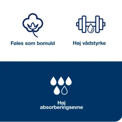 Industriaftørring Tork 473179 W4 1-lags 41,5x35,5cm 10,8 cm nonwoven 75 stk pr pakke - 4 pakker