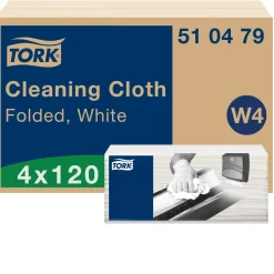 Industriaftørring Tork W4 530279 - 1-lags 41,5x35,5cm 10,8 cm nonwoven - 105 stk pr pakke - 4 pakker
