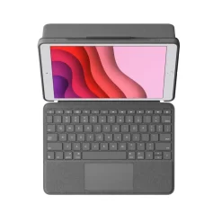 iPad Cover med Tastatur - Logitech Combo Touch - 10.2" (7th/8th Gen) - Graphite - Nordisk Tastatur