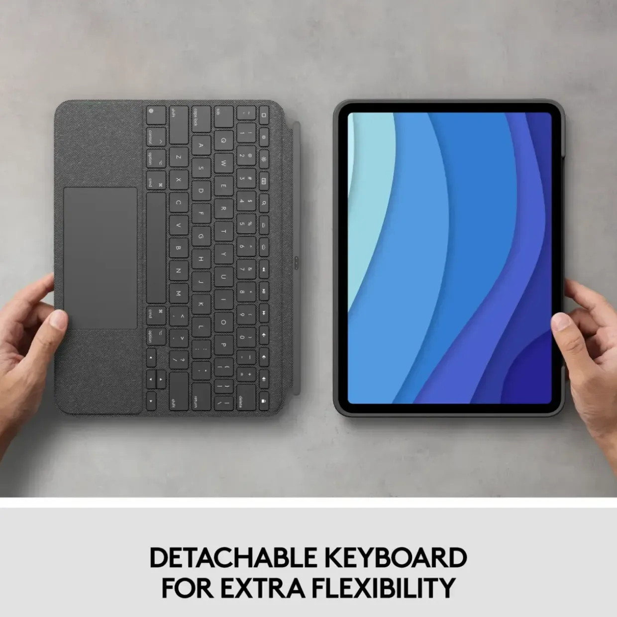 iPad Pro cover 11'' Logitech Grey (Nordic)