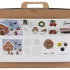 Julekalender - NABBI BioBeads - 24 designs - Karton med print