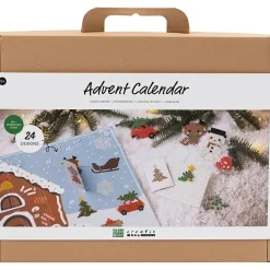 Julekalender - NABBI BioBeads - 24 designs - Karton med print