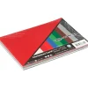 Julekarton A5 150 x 210 mm 180 gram assorteret farver | 60 ark