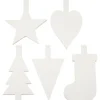 Juleophæng - 23,5–26,5 cm x 15,5–20,5 cm - Hvid 400 g - 100 stk