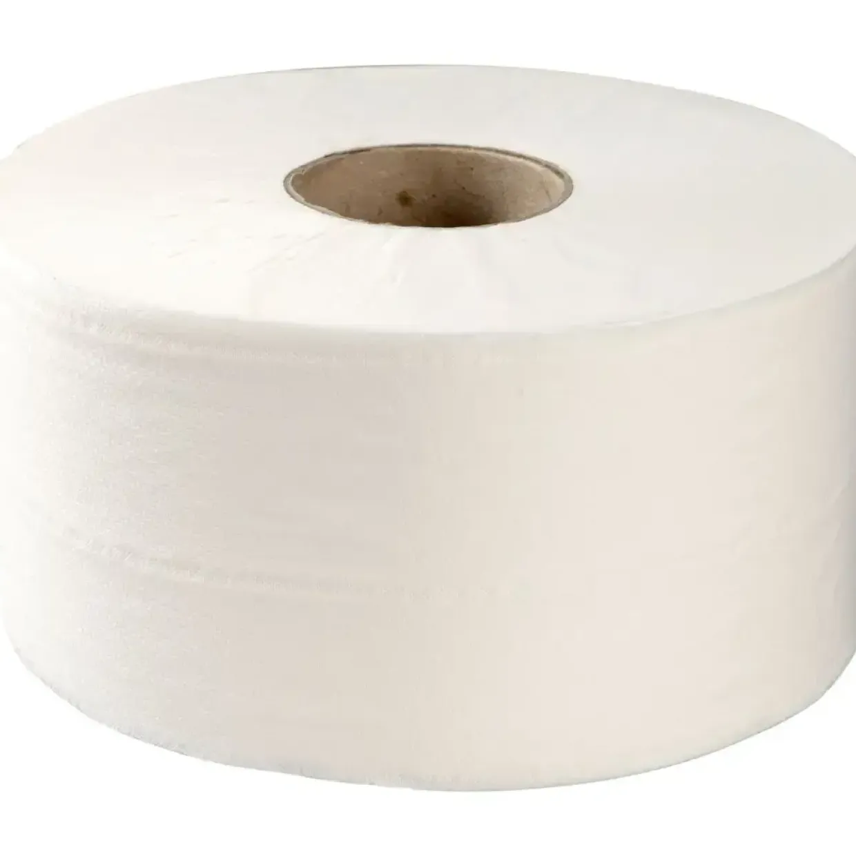 Jumborulle, Abena Care-Ness Excellent Eco, 2-lags, Mini, 190m x 9,5cm, Ø19,5cm, hvid - 12 ruller