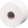 Jumborulle, neutral, 2-lags, Mini, 160m x 9cm, Ø19cm, hvid, 100% genbrugspapir - 12 stk