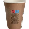 Kaffebæger - 36 cl - CPLA/pap - Brun komposterbar - 1000 stk