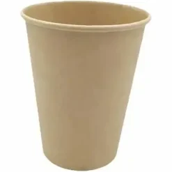 Kaffebæger Pap Ø90xH112mm 30 cl 12 oz Single Wall Brun - 20 ps x 50 stk/krt