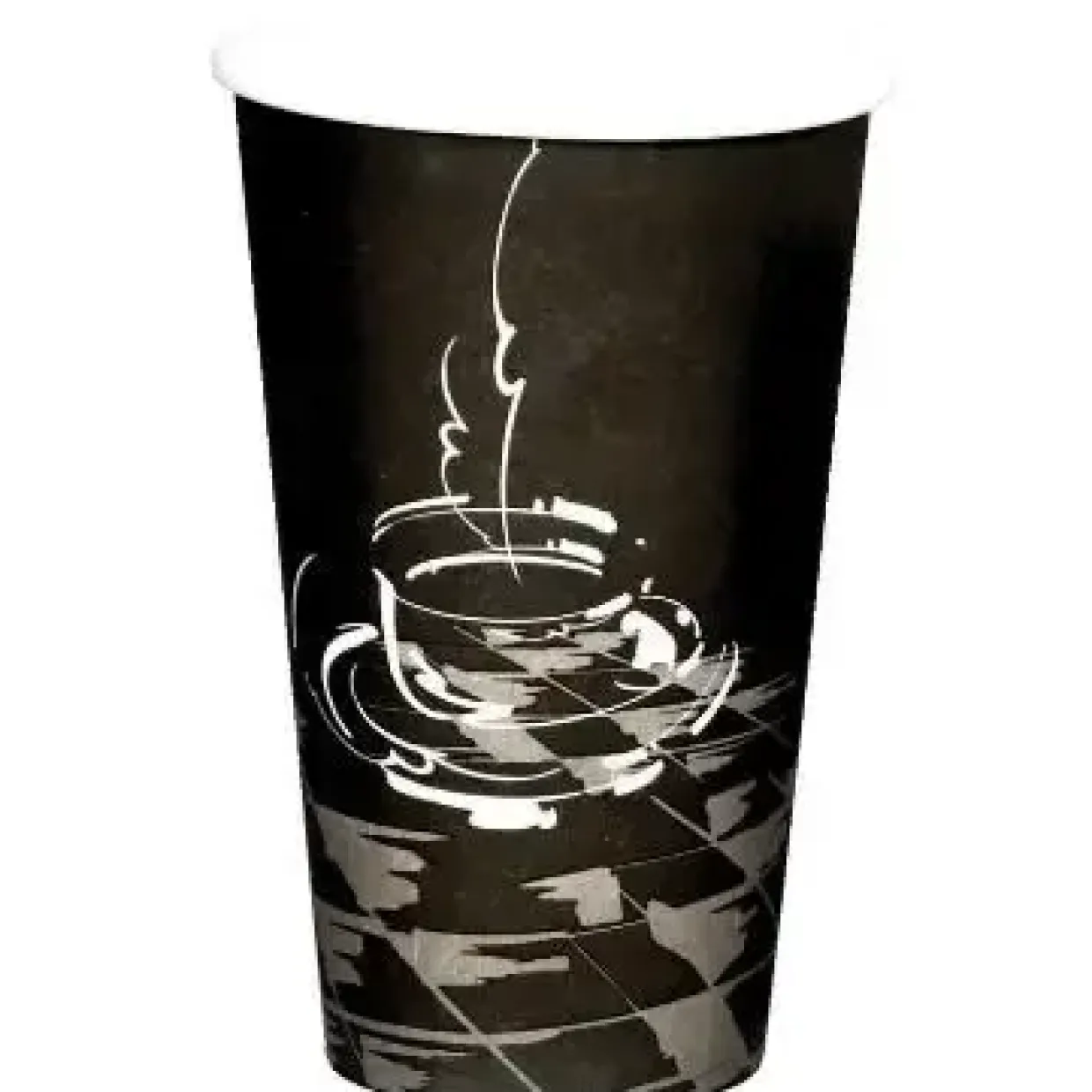 Kaffebæger Pap Ø90xH135mm 400 ml Single Wall Coffeecup - 20 ps x 50 stk/krt