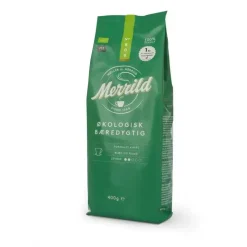 Kaffe Merrild Økologisk 400g pr pose - 16 stk