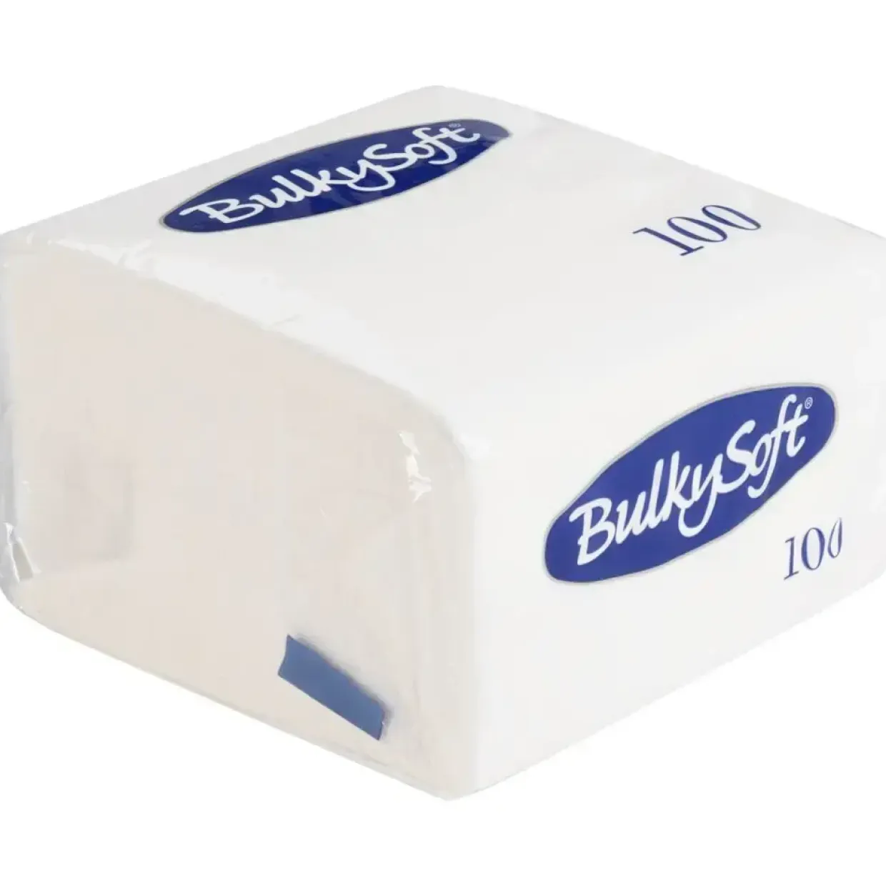 Kaffeserviet, Bulkysoft, 2-lags, 1/4 fold, 24x24cm, hvid, nyfiber - 2000 stk