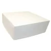 Kageæske fold selv L185xB185xH50mm pap hvid - 250 stk/krt